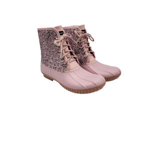 Simply Southern Cow Print Duck Boots 